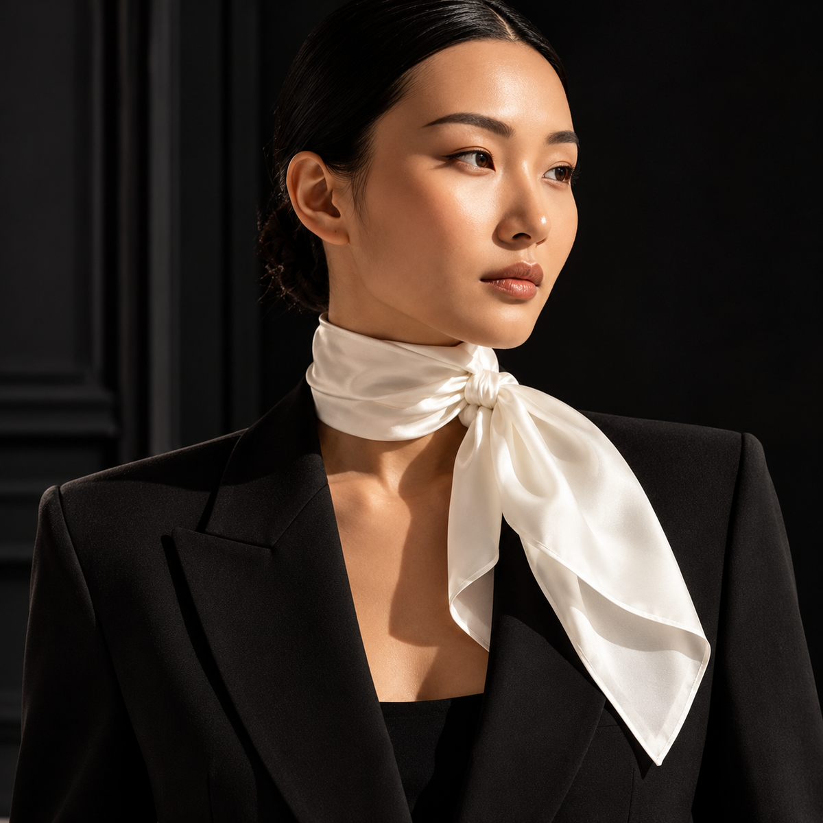 Portrait-editorial-au-foulard-de-soie